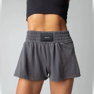 Talentless Women’s Cotton Boxing Shorts in Grey size small